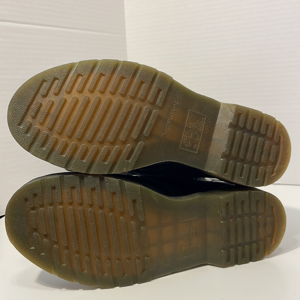 Dr Martens 1B60 Smooth 20-eye Zipper Tall boots black leather size 9 - Picture 4 of 6